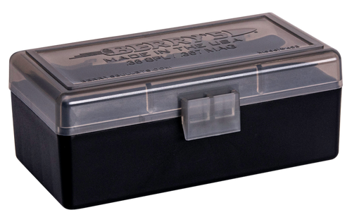 Berry's 92948 Ammo Box  38Special/357Mag Smoke/Black Polypropylene 50rd