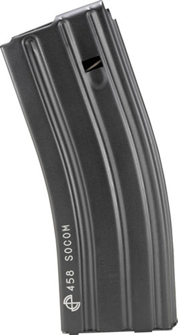 10RD BLACKENED S/SCPD MAGAZINE AR15 458 SOCOM 