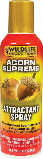 Wildlife Research 735 Food Scent Attractant Spray Acorn Supreme Scent 8 oz Aerosol Wildlife Research 735 Food Scent Attractant Spray Acorn Supreme Scent 8 oz Aerosol