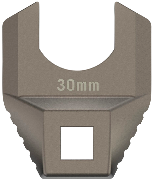 Real Avid AVMF30BNW Master -Fit Barrell Nut Wrench 30MM Titanium Titanium/Stainless Steel AR-Platform Free-Float Handle