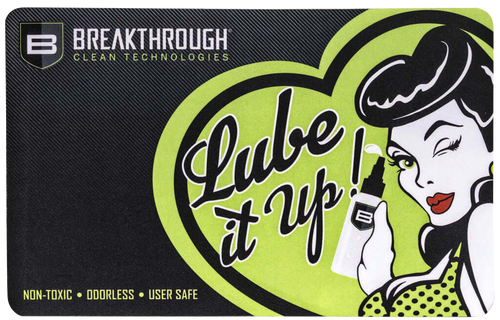 Breakthrough Clean BTRGMP Pistol  Cleaning Mat Neoprene/Polyester 17" Long Breakthrough Cleaning Products Illustration