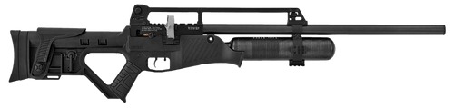 Hatsan USA HGBLITZ30 Blitz Air Rifle 30 Cal Carbon Fiber Air Tank, Open Sights, Synthetic Tactical Stock w/Elevation Adjustable Cheek Rest,  Integrated Pistol Grip
