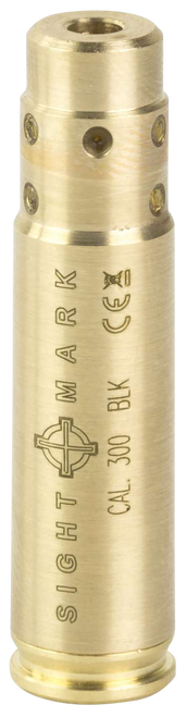 Sightmark SM39043 Boresight  Red Laser for 300 Blackout/ 7.62x35mm Brass Includes Battery Pack & Carrying Case