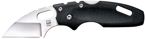 Cold Steel CS20MT Tuff Lite  Mini 2" Folding Sheepsfoot Plain 4034 SS Blade, 3" Black Griv-Ex Handle, Includes Pocket Clip