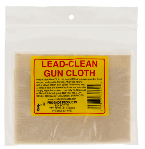 Pro-Shot LCC Lead Clean Gun Cloth Cotton 8.75" x 11.25"