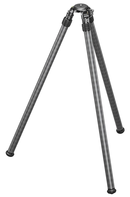 Leofoto Usa SO-362CX Inverted 2 Section Carbon Fiber Tripod Tripod 5.43"-64.49" High Black Aluminum