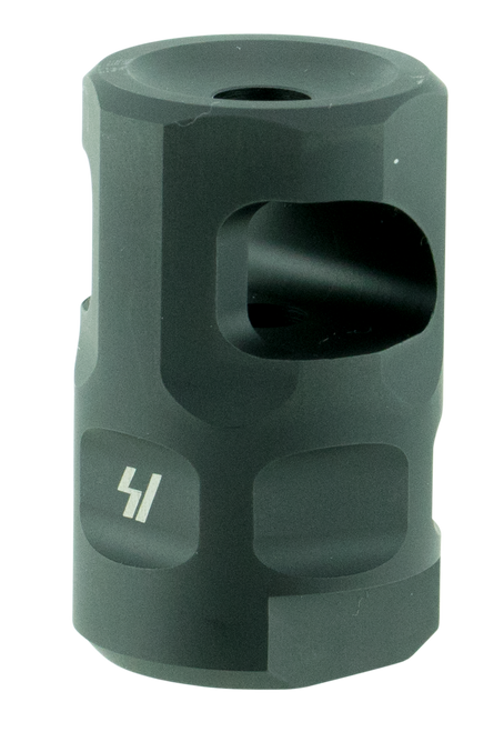 Strike Industries SAILCOMP Sail Comp  Black Steel with 1/2"-28 tpi Threads, 1.57" OAL & 0.26" Diameter for 223 Rem, 5.56x45mm NATO AR-Platform