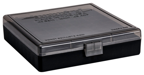 Berry's 92199 Ammo Box  40S&W/45ACP Smoke/Black Polypropylene 100rd