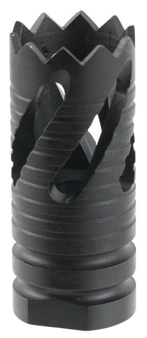 TacFire MZ10213B Thread Crown Muzzle Brake Black Oxide Steel with 5/8"-24 tpi Threads & 2.05" OAL for 308 Win AR-10