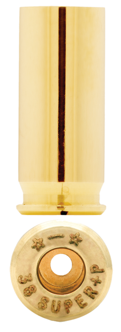 Starline Brass 38SUP+PEUP100 Unprimed Cases  38 Super +P Handgun Brass 100 Per Bag