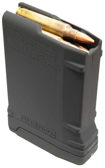 Amend2 556MOD2BLK10 MOD-2  10rd 223 Rem/5.56x45mm NATO Compatible w/ AR-15/M16/M4 Black Polymer
