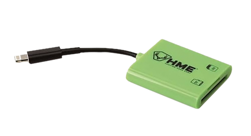 HME HMESDCRIOS Memory Card Reader iOS Fits iPhone/iPad Up To 256GB Black/Green