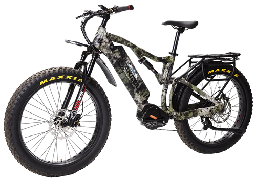 Bakcou E-bikes BS19KRYB25 Storm 25 Large Kryptek Altitude 19" w/Stand Over Height of 30.50" Frame, Sram 9sp, 40t Front & Sram 11-34t Rear Cassette Bafang M620 Ultra Motor