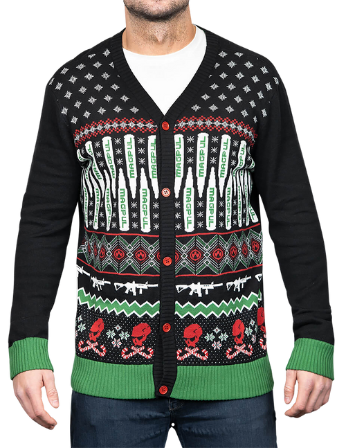 Magpul MAG1198-969-M Krampus Christmas Sweater Multi Color Long Sleeve Medium