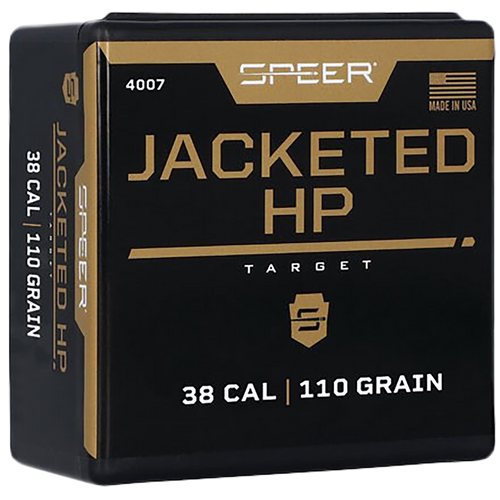 Speer 4007 Handgun  38Cal 110gr Jacketed Hollow Point 100 Per Box/5 Case