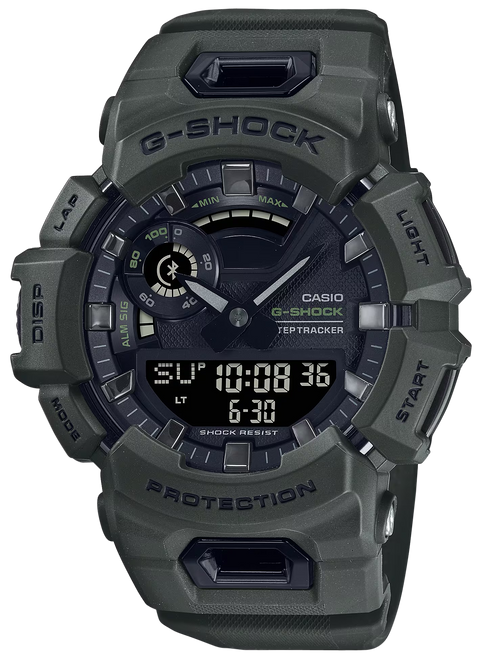 G-shock/vlc Distribution GBA900UU3A G-Shock Tactical Black Stainless Steel Bezel 145-215mm