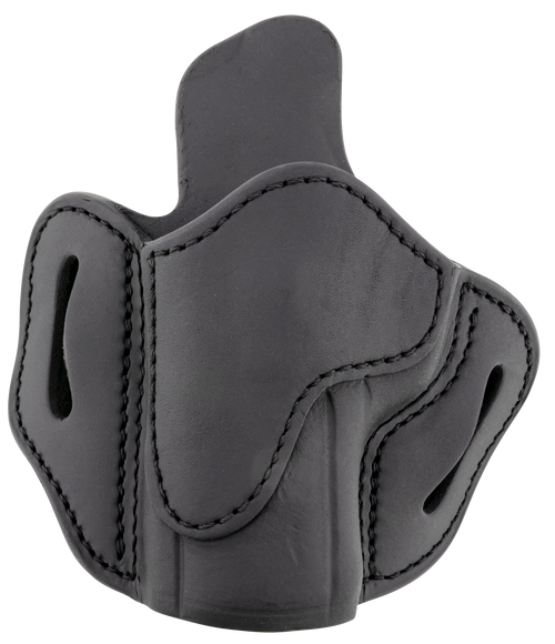 1791 Gunleather ORBH24SSBLL BH2.4S Optic Ready OWB Size 2.4S Stealth Black Leather Belt Slide Fits FN 509/HK VP9SK Left Hand