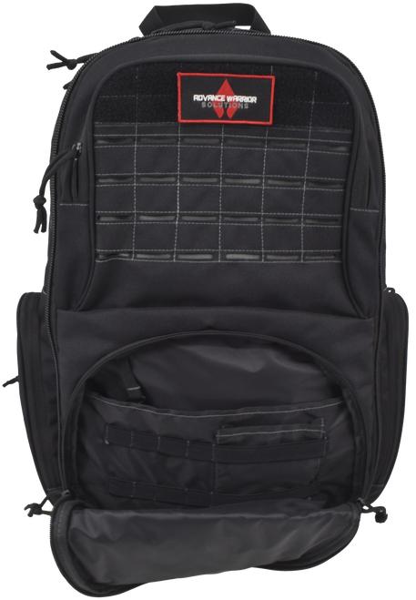 Advance Warrior Solutions JUG5DBPBL Juggernaut 5 Day Pack  Backpack 600D Polyester Black