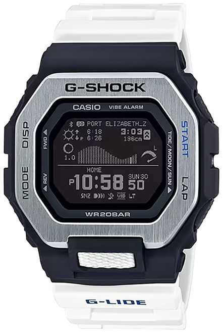 G-shock/vlc Distribution GBX1007CR G-Shock Tactical Black/White Stainless Steel Bezel