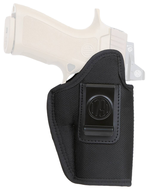 1791 Gunleather PNIWB5BLKR Premium Nylon  IWB Size 05 Black Ballistic Nylon Belt Clip Right Hand