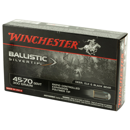 Winchester Ammunition .45-70 Gov Ammo 300gr BT Ammunition - 20 Rounds