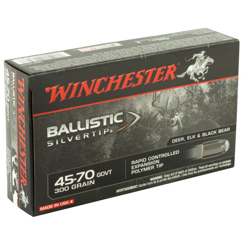 Winchester 45-70 Ammo 300gr Polymer Tip Ammunition - 20 Rounds