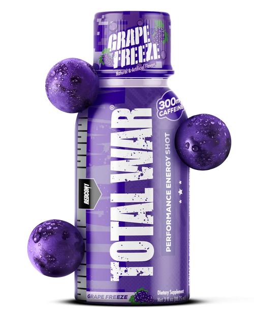 Redcon1 RC1TWSGF Total War Energy Shots Grape Freeze 12 Pack