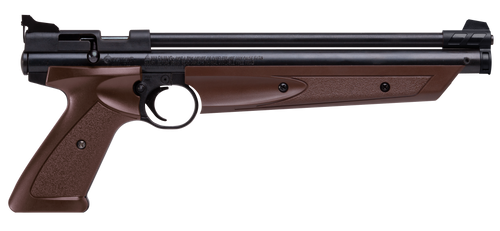 Crosman P1377BR American Classic Pump Pistol Pump 177 1rd Brown Polymer Grips