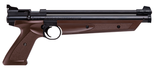 Crosman P1377BR American Classic Pump Pistol Pump 177 1rd Brown Polymer Grips