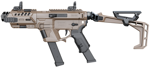 Recover Tactical PIXPBFST02 P-IX+Basic  PG9 Folding Stock Metal Front Guard Tan