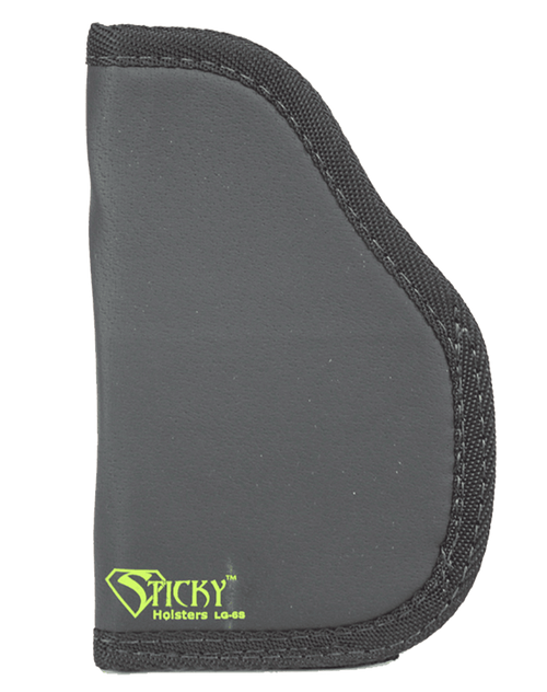 Sticky Holsters LG6SMOD LS LG-6S  Black/Green Latex Free Rubber Fits 3-4" Large Auto w/Laser Ambidextrous