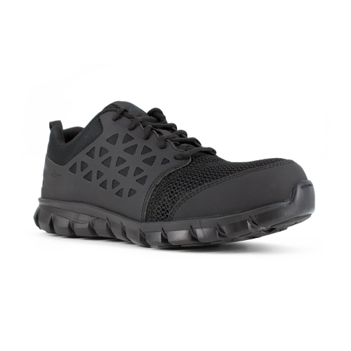 Sublite Cushion Work Athletic Shoe w/ Composite Toe - Black