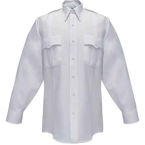 Duro Poplin Long Sleeve Shirt w/ Sewn-In Creases