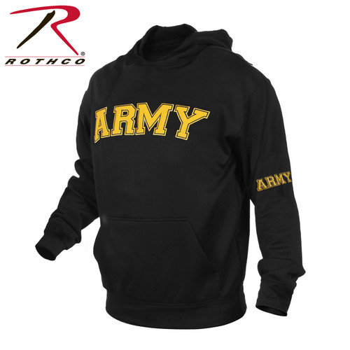 Rothco Army Pullover Hoodie - Black