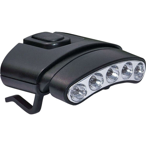 Cyclops Orion Tilt Hat Clip Headlamp White LED Black