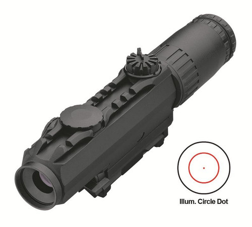 BLEMISHED Leupold Mark 4 CQ/T Rifle Scope - 1-3x14mm Illum. Circle Dot Reticle Matte
