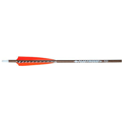 Fleetwood Natural Grain Carbon Arrows 400 Feathers 6 pk. Fleetwood Natural Grain Carbon Arrows 400 Feathers 6 pk.
