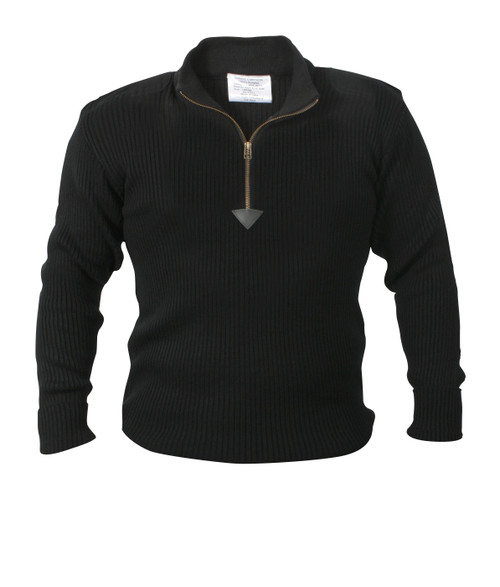 Rothco Quarter Zip Acrylic Commando Sweater