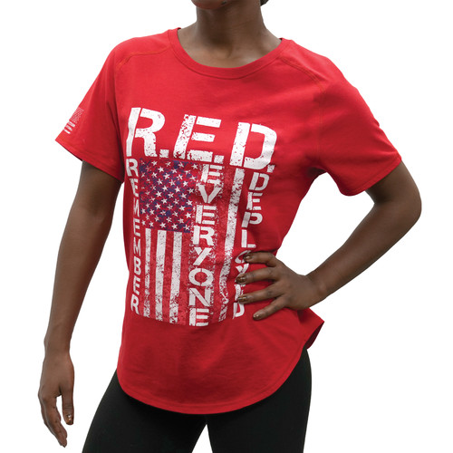 Rothco Womens R.E.D. (Remember Everyone Deployed) T-Shirt