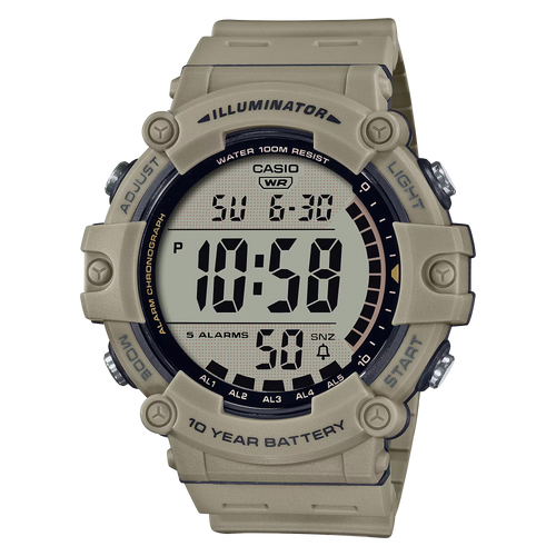 Classic Digital Watch w/ 10-Year Battery