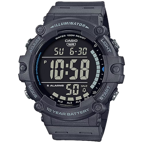 Classic Digital Watch w/ 10-Year Battery