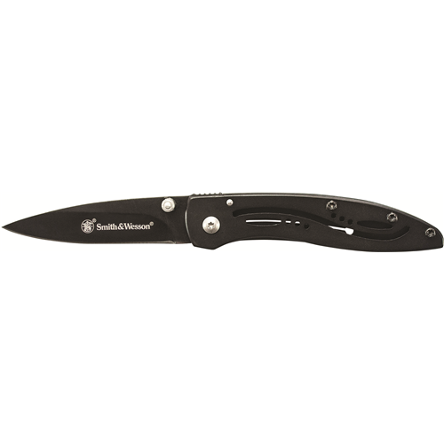 Smith & Wesson 3 in Plain Black Blade