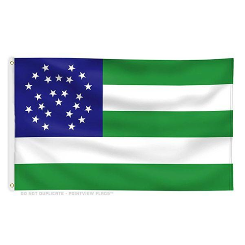 Thin Blue Line Flag with Grommets, 3 x 5 Ft