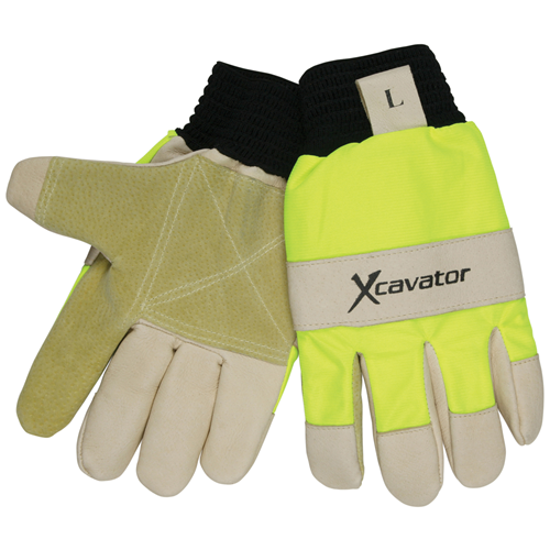 Grain Pig Dbl Palm High Vis Glv KW