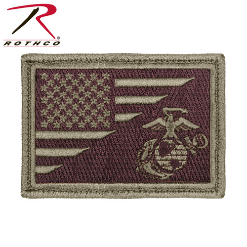 Rothco US Flag / USMC Eagle, Globe and Anchor Morale Patch 