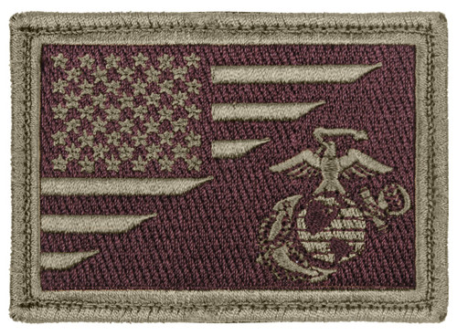 Rothco US Flag / USMC Eagle, Globe and Anchor Morale Patch 