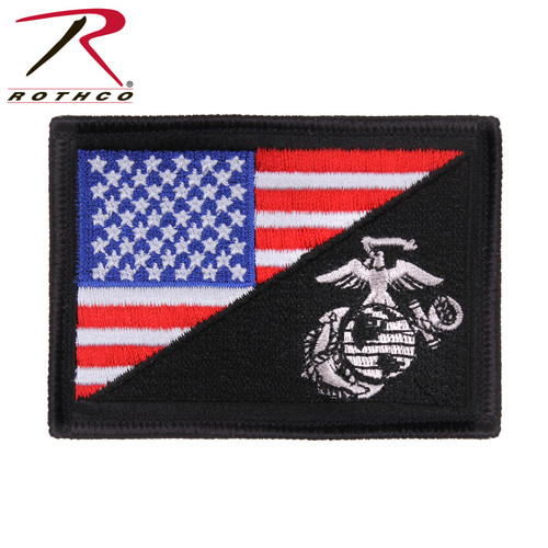 Rothco US Flag / USMC Eagle, Globe and Anchor Morale Patch 
