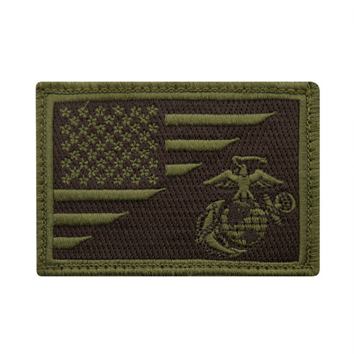 Rothco US Flag / USMC Eagle, Globe and Anchor Morale Patch 