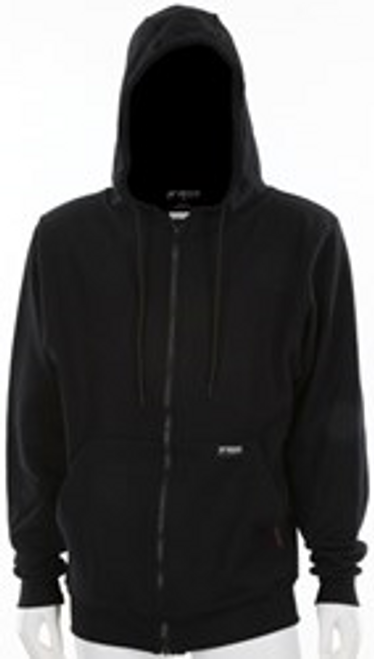 FR Zip Hooded Sweatshirt Black