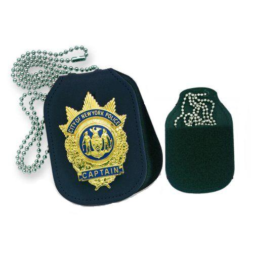Clip On Badge Holder W/Chain
